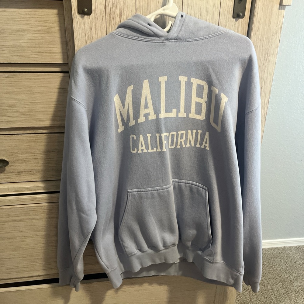 Brandy Melville Blue Malibu California Sweatshirt